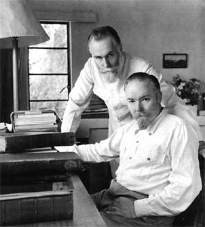 ..  .. . 1950- . . Svetoslav and George Roerichs. 