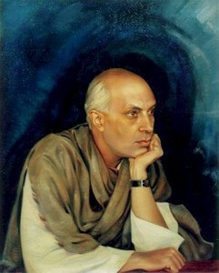 Jawaharlal Nehru. 1942. Painting by Svyatoslav Roerich