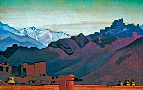 Н.К.Рерих. Путь на Тибет. 1927 год.