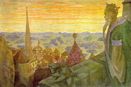 Н.К. Рерих. Старый король. 1910