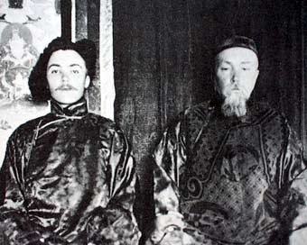 Н.К. и Ю.Н. Рерихи. N.K. and G.N. Roerichs