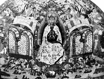 Н.К. Рерих. Царица Небесная. Роспись алтарной части храма Святого Духа в Талашкино.